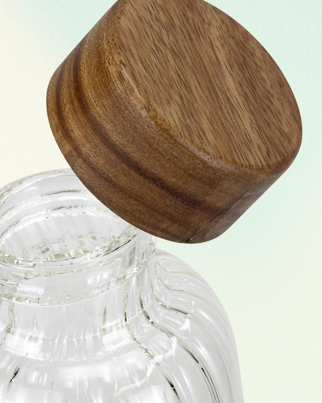 Linear Glass Drink Bottle