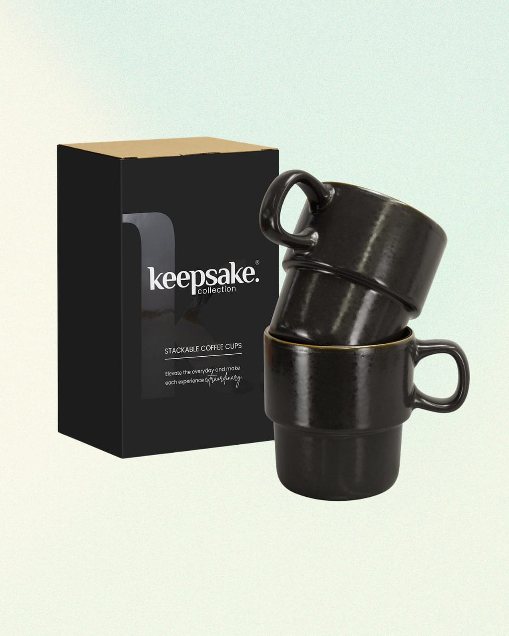 Stackable Coffee Cup - Set of 2 — view 2