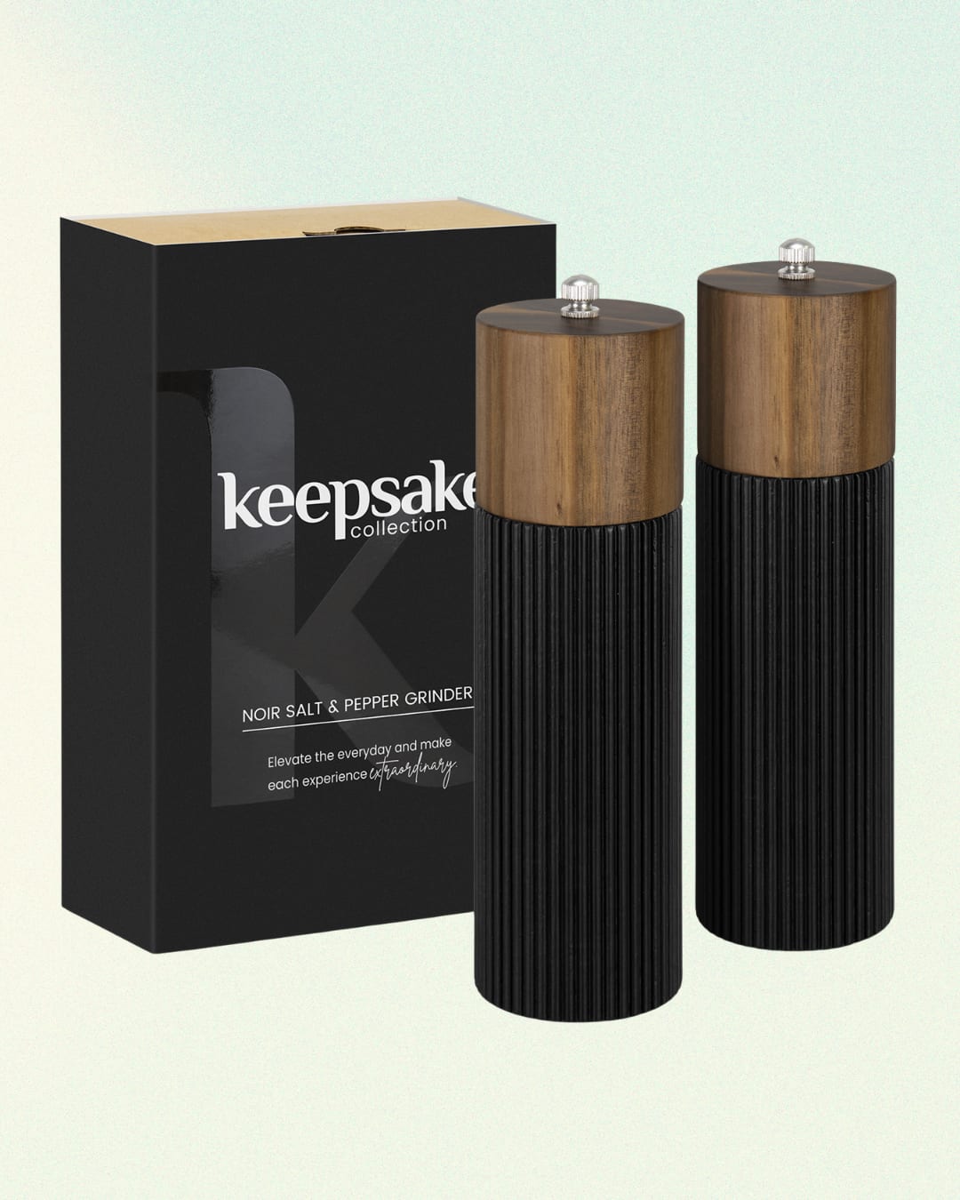 Noir Salt and Pepper Grinders — view 2