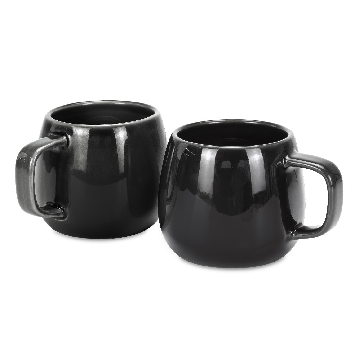 Moda Coffee Mug – Set of 2 — Charcoal